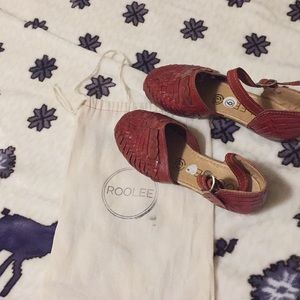 Red Mexican Sandals/Authentic Huaraches